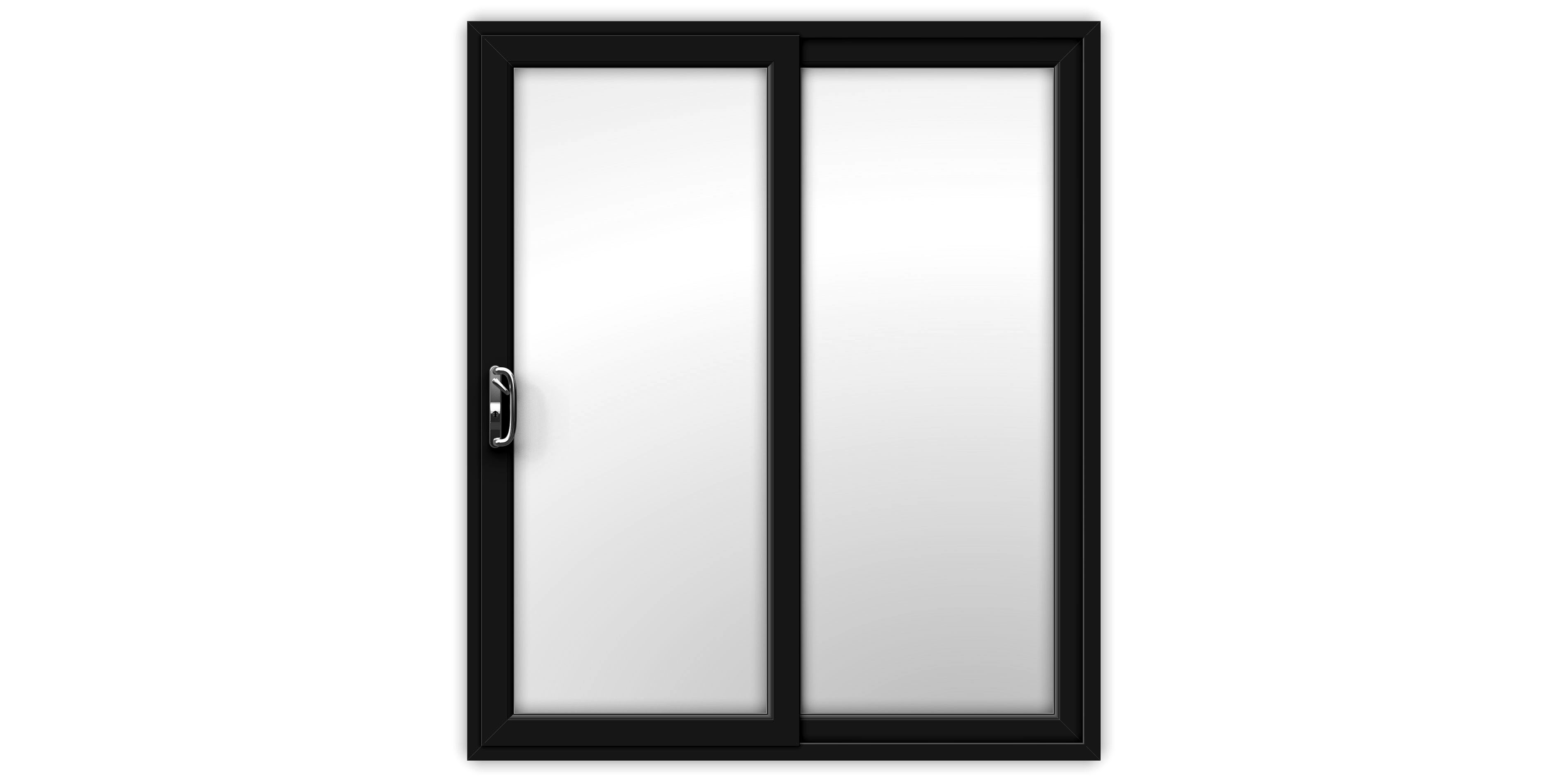 6ft Black uPVC Sliding Patio Doors Flying Doors